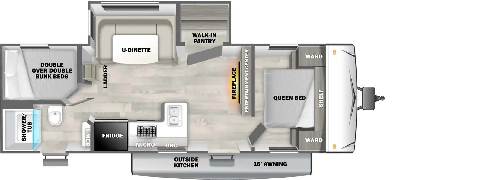 2405BHX Floorplan Image